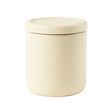 Dune Branch Storage Canister With Lid - Ivory
