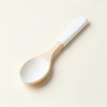 Meadow Bluff Cooking Spoon - White (synthetic illustration; no displayed measurements)