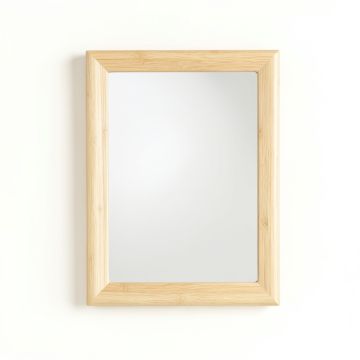 Maple Bluff Framed Wall Mirror - Ivory (synthetic illustration; no displayed measurements)
