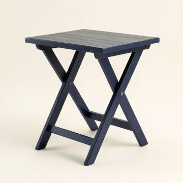 Meadow Dale Compact Balcony Table - Navy (synthetic illustration; no displayed measurements)