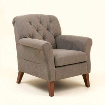 Grenz 40.5 '' Wide Tufted Polyester Armchair (synthetic illustration; no displayed measurements)