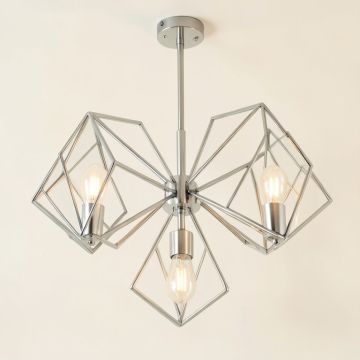 Rennes Unique / Statement Geometric Chandelier (synthetic illustration; no displayed measurements)