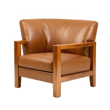 Anderss 25 '' Wide Top Grain Leather Armchair