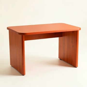 Ridge Bend Writing Desk - Terracotta (synthetic illustration; no displayed measurements)