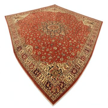 Oriental Hand-Knotted Plum Area Rug (synthetic illustration; no displayed measurements)
