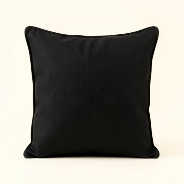 Cedar Branch Filled Accent Pillow - Black (synthetic illustration; no displayed measurements)
