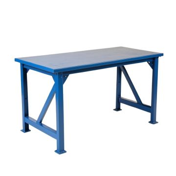 Linden Bridge Empty Workshop Workbench - Blue