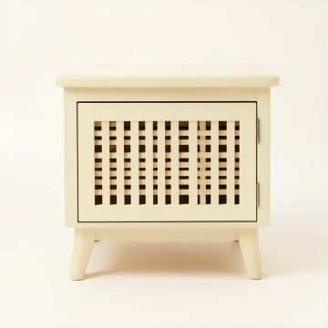 Olive Edge Nightstand - Cream (synthetic illustration; no displayed measurements)