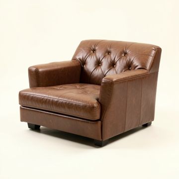Tufted Left Square Arms Chaise Lounge (synthetic illustration; no displayed measurements)