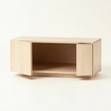 Hazel Edge Shoe Storage Bench - Beige (synthetic illustration; no displayed measurements)