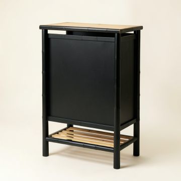 Brook Crest Freestanding Laundry Folding Counter - Black (synthetic illustration; no displayed measurements)