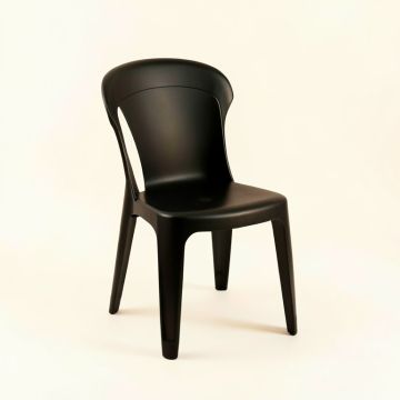 Linden Branch Small Chair - Black (synthetic illustration; no displayed measurements)