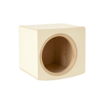 Wren Bend Wall-Mounted Cat Perch - Cream