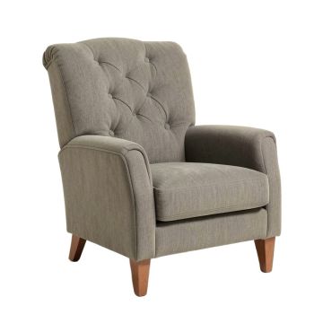 Twining 29 '' Wide Tufted Polyester Wingback Chair
