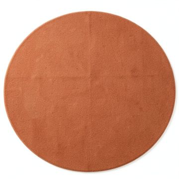 Clay Crest Round Area Rug - Terracotta (synthetic illustration; no displayed measurements)