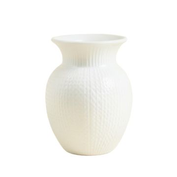 Holly Bluff Empty Decorative Vase - White