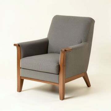 Bilski 24 '' Wide Polyester Wingback Chair (synthetic illustration; no displayed measurements)