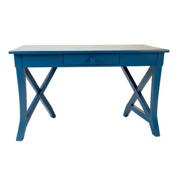 Wren Arc Writing Desk - Blue