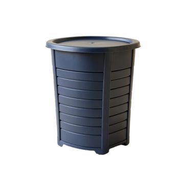 Flint Bluff Closed Garden Compost Bin - Navy