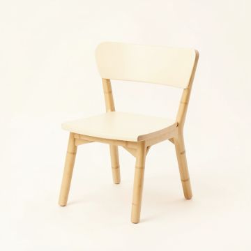 Dune Bend Small Chair - Cream (synthetic illustration; no displayed measurements)