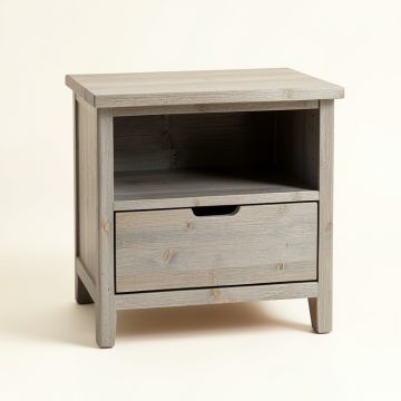 Summit Brook Nightstand - Gray (synthetic illustration; no displayed measurements)