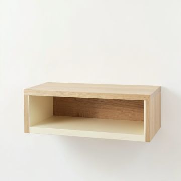 Wren Canyon Wall-Mounted Shelf - Cream (synthetic illustration; no displayed measurements)