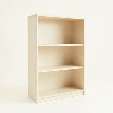 Brook Bend Freestanding Bookcase - Ivory (synthetic illustration; no displayed measurements)