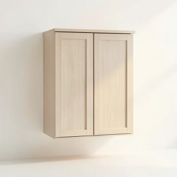 Aspen Crest Wall-Mounted Laundry Cabinet - Beige (synthetic illustration; no displayed measurements)
