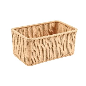 Flint Branch Empty Storage Basket - Beige