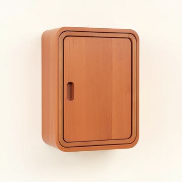 Bay Crossing Wall-Mounted Laundry Cabinet - Terracotta (synthetic illustration; no displayed measurements)