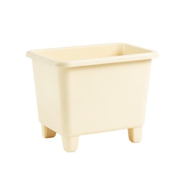 Harbor Bluff Empty Raised Planter - Cream