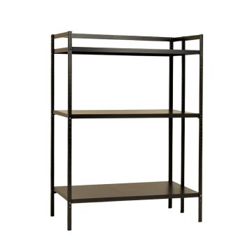 Ash Brook Empty Seed-Starting Shelving Unit Without Lights - Black