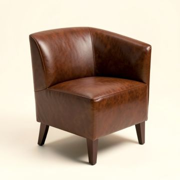 Gaenside Upholstered Side Chair In Satin Walnut (synthetic illustration; no displayed measurements)