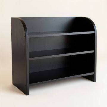 Dawn Bend Desktop Shelving Unit - Black (synthetic illustration; no displayed measurements)