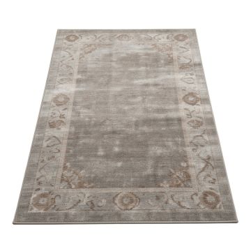 Shondra 3 Piece Gray/Brown Area Rug Set