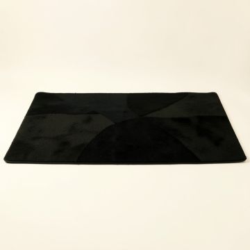 Glen Crest Rectangular Area Rug - Black (synthetic illustration; no displayed measurements)