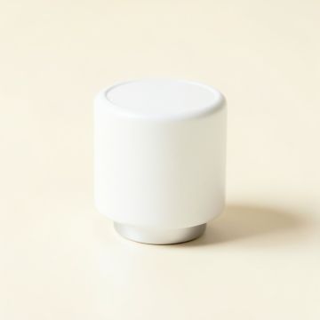 Cliff Canyon Cabinet Knob Without Packaging - White (synthetic illustration; no displayed measurements)
