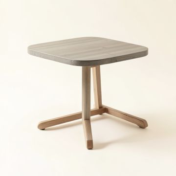 Dawn Dale Compact Balcony Table - Gray (synthetic illustration; no displayed measurements)