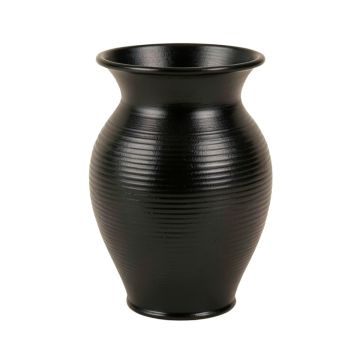 Willow Arc Empty Decorative Vase - Black (synthetic illustration; no displayed measurements)