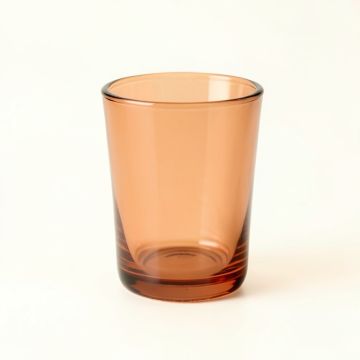 Rowan Crest Empty Candle Holder - Terracotta (synthetic illustration; no displayed measurements)