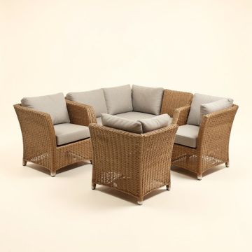 Sheila 3 Piece Rattan Seating Group (synthetic illustration; no displayed measurements)