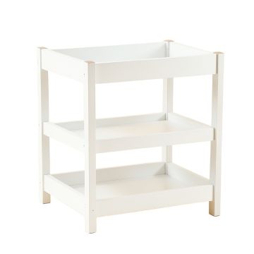 Spruce Bend Empty Countertop Canister Rack - White (synthetic illustration; no displayed measurements)