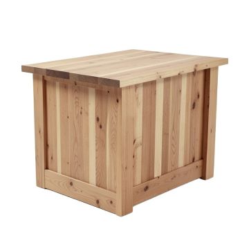 Authement Poplar Kitchen Island With Butcher Block