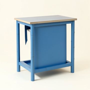 Slate Bend Freestanding Laundry Folding Counter - Blue (synthetic illustration; no displayed measurements)