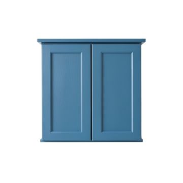 Birch Bluff Wall-Mounted Laundry Cabinet - Blue