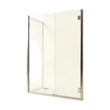 55 '' - 60 '' W X 76 '' H Double Sliding Frameless Shower Door
