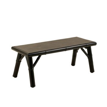 Moss Falls Indoor Bench - Black (synthetic illustration; no displayed measurements)