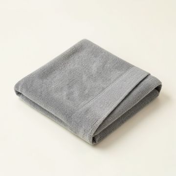 Oak Crest Bath Towel - Gray (synthetic illustration; no displayed measurements)