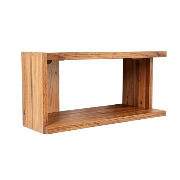 Byromville 23.7 '' W X 7.2 '' H X 18.4 '' D Solid Wood Wall Mounted Bathroom Shelves