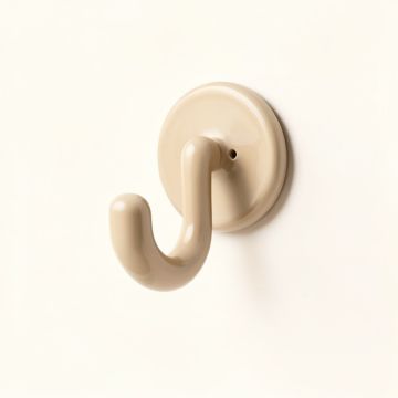 Spruce Bend Wall-Mounted Robe Hook - Beige (synthetic illustration; no displayed measurements)